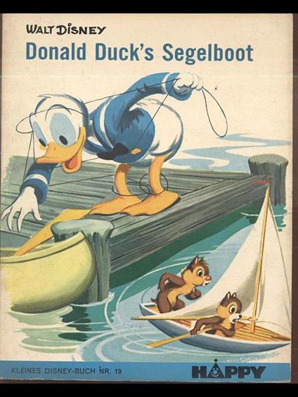 Donald Duck's Segelboot - Walt Disney - copertina