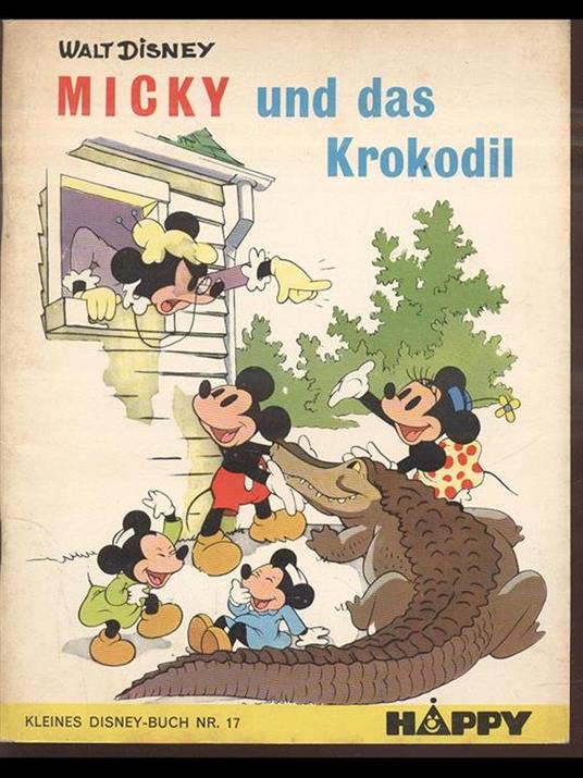 Micky und das Krokodil - Walt Disney - copertina