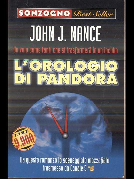 L' orologio di pandora - John J. Nance - copertina