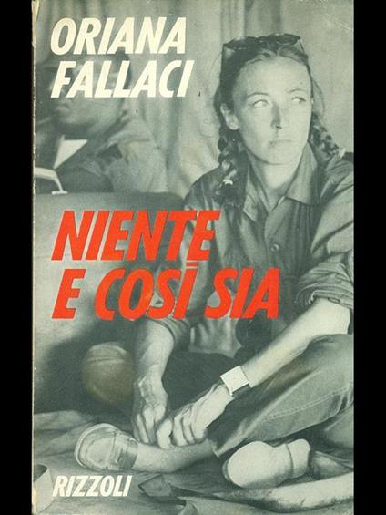 Niente e così sia - Oriana Fallaci - copertina