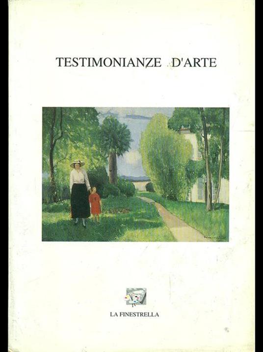 Testimonianze d'arte - copertina