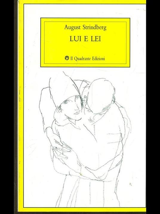 Lui e lei - August Strindberg - copertina