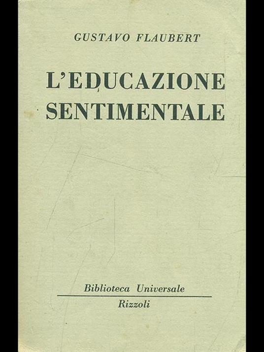 L' educazione sentimentale - Gustave Flaubert - copertina