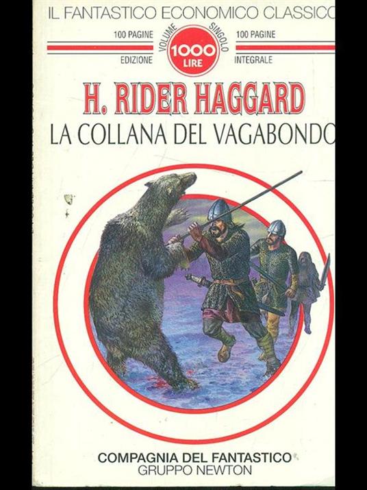 La collana del vagabondo - H. Rider Haggard - copertina