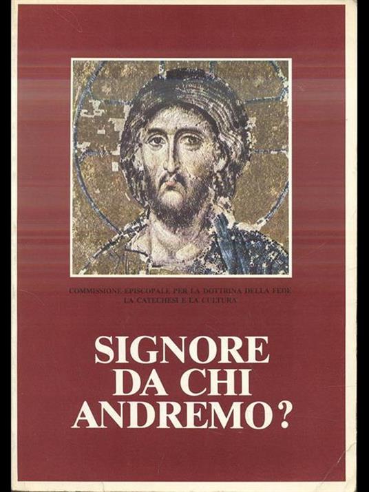 Signore da chi andremo? - copertina