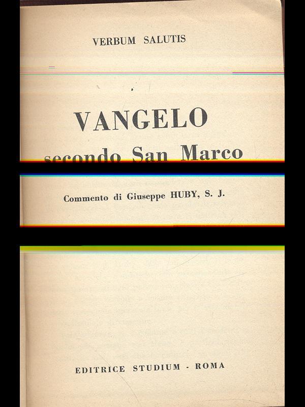 Vangelo secondo San Marco