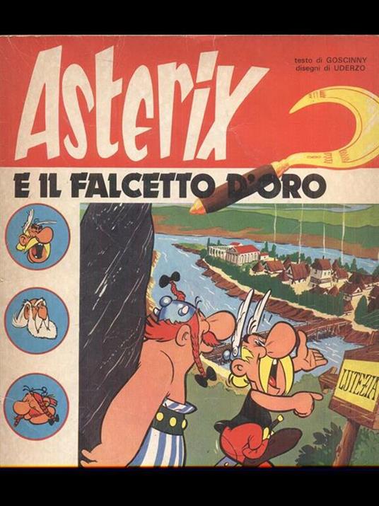 Asterix e il falcetto d'oro - copertina