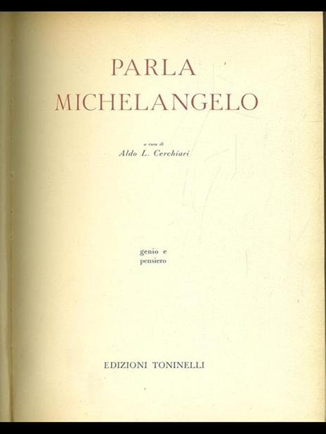 Parla Michelangelo - Aldo L. Cerchiari - 2