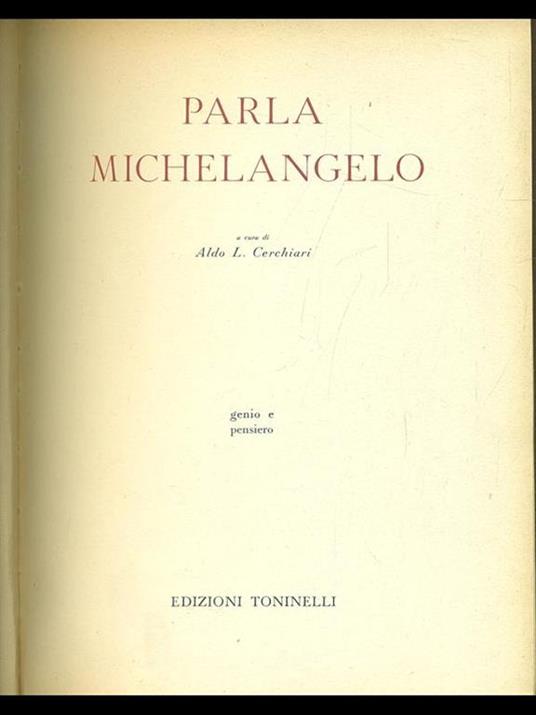 Parla Michelangelo - Aldo L. Cerchiari - 3