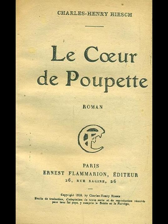 Le coeur de Poupette - copertina