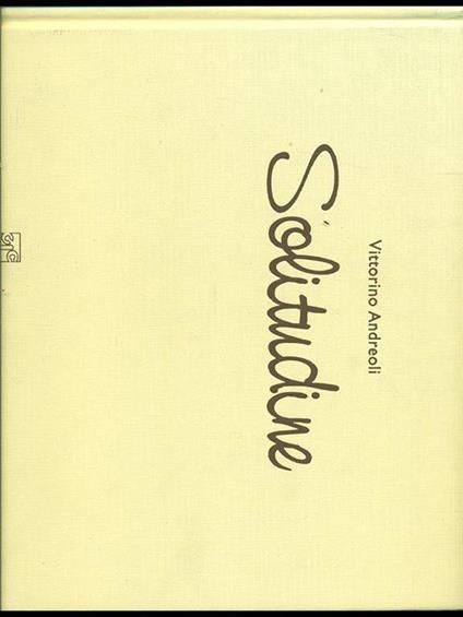 Solitudine - Vittorino Andreoli - copertina