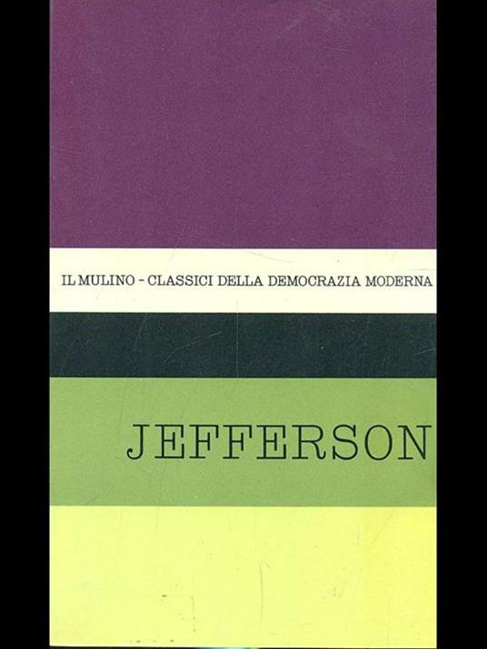 Jefferson - Alberto Aquarone - copertina