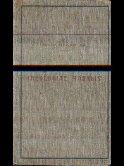 Summarium Theologiae Moralis - Nicol Sebastiani - copertina