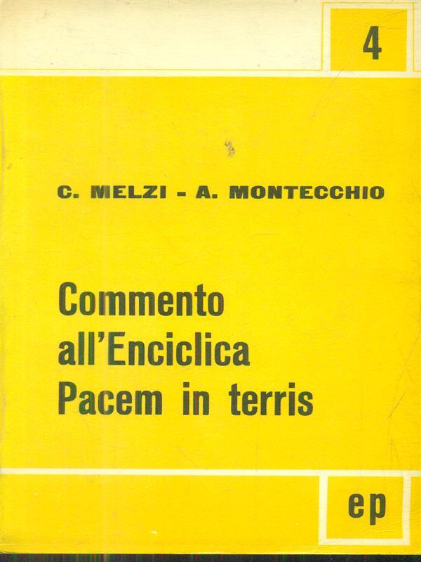 Commento all'Enciclica Pacem in terris