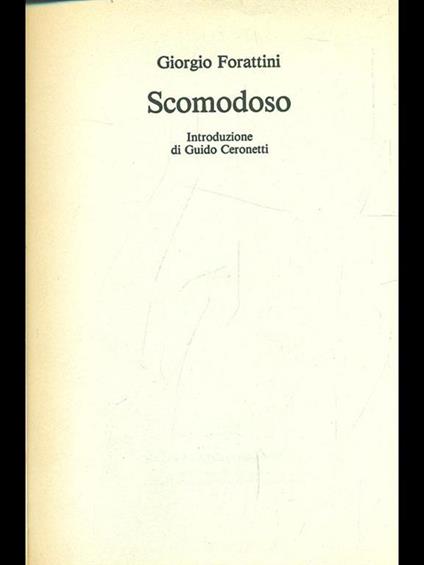 Scomodoso - Giorgio Forattini - copertina