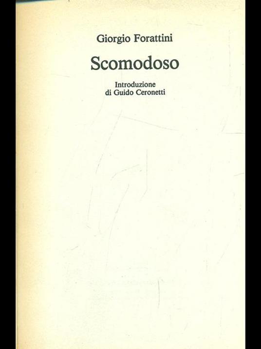 Scomodoso - Giorgio Forattini - copertina