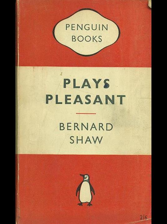 Plays pleasant - George Bernard Shaw - copertina