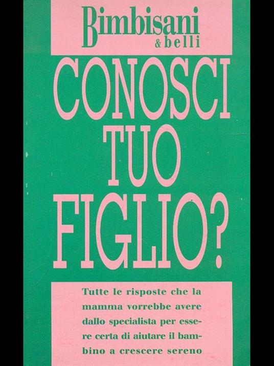 Conosci tuo figlio? - Laura De Laurentiis - copertina