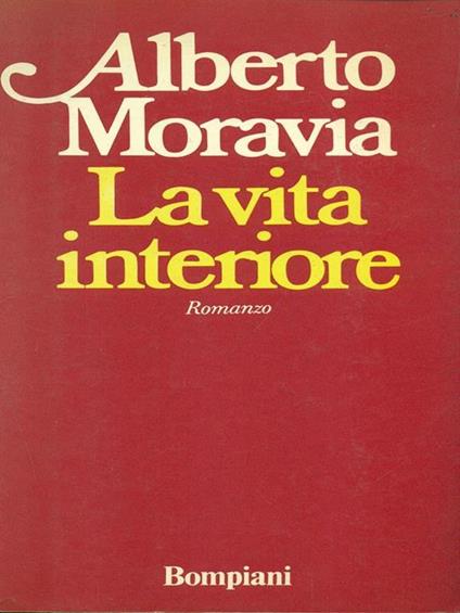 La vita interiore - Alberto Moravia - copertina