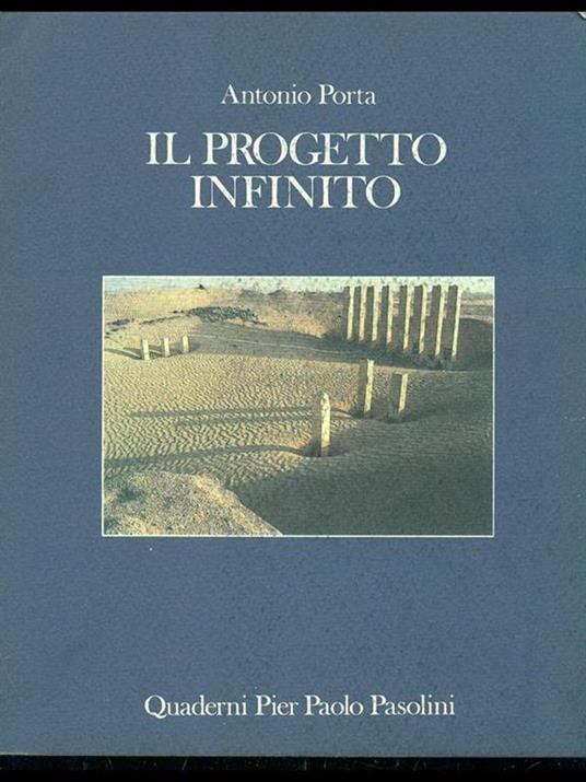 Il progetto infinito - Antonio Porta - copertina
