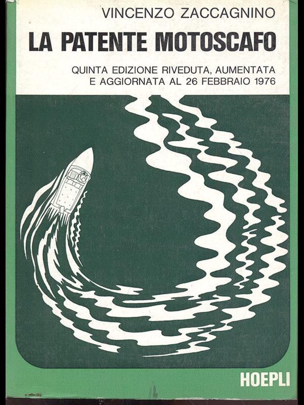La patente motoscafo