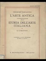 L' arte antica. Introduzione alla storia dell'arte italiana