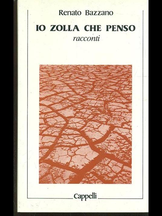 Io zolla che penso - Renato Bazzano - copertina