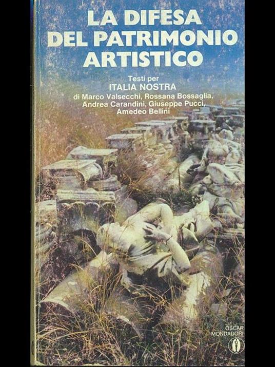 La difesa del patrimonio artistico -   - copertina