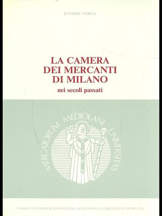 La camera dei mercati di Milano nei secoli passati - copertina