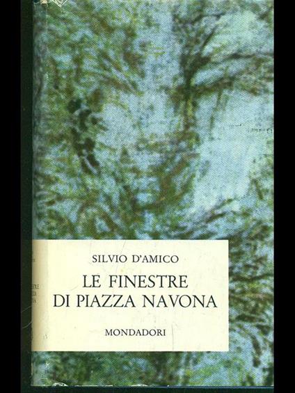 Le finestre di piazza Navona - Silvio D'Amico - copertina