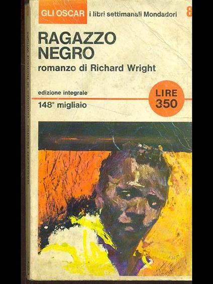 Ragazzo negro - Richard Wright - copertina