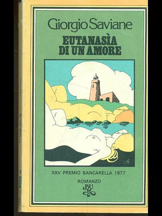 Eutanasia di un amore - Giorgio Saviane - copertina