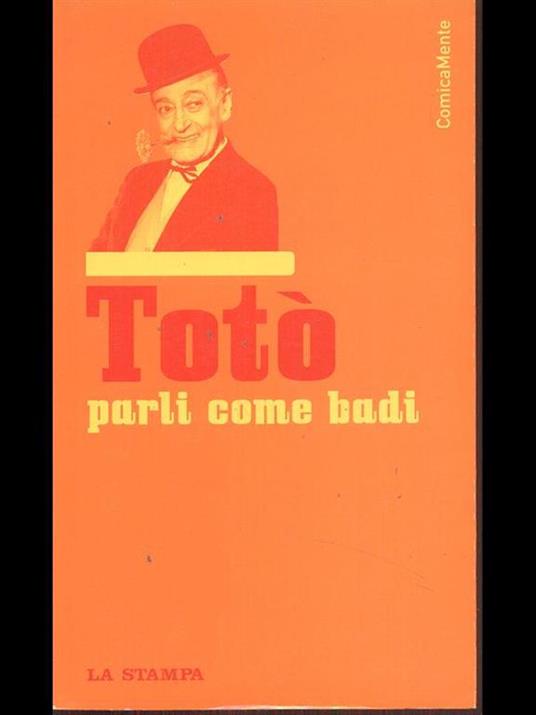 Parli come badi - Totò - copertina