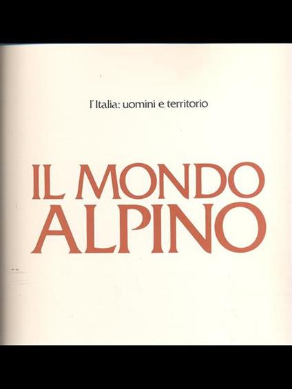 Il mondo alpino - copertina
