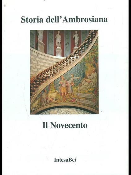 Storia dell'Ambrosiana. Il Novecento - copertina