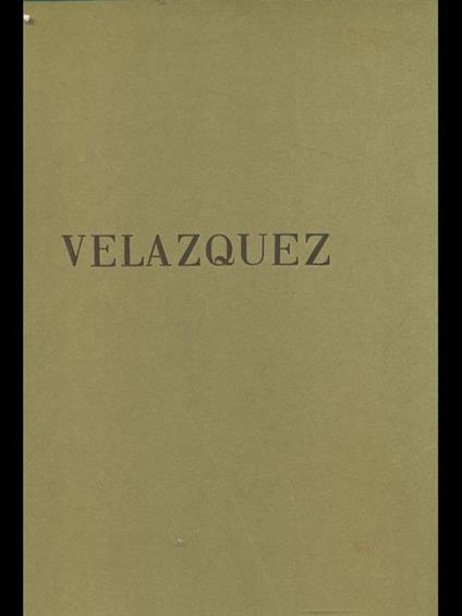 Velazquez - Antonio Muñoz - copertina