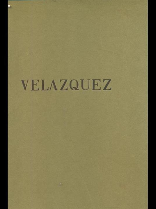 Velazquez - Antonio Muñoz - copertina