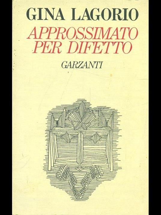 Approssimato per difetto - Gina Lagorio - copertina