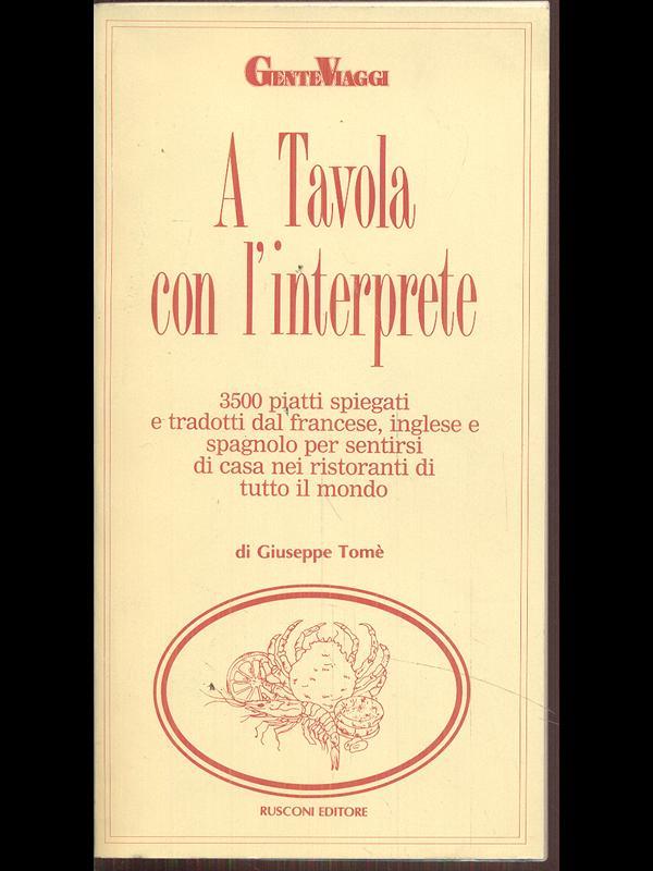 A tavola con l'interprete