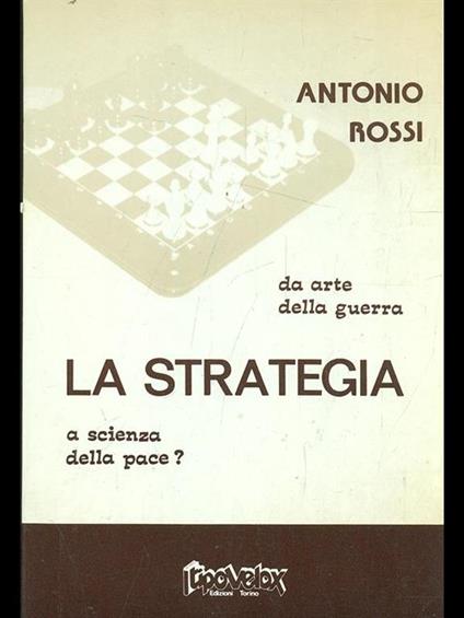La strategia - Antonio Rossi - copertina