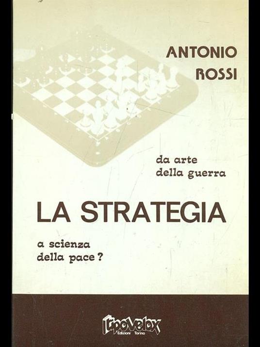 La strategia - Antonio Rossi - copertina