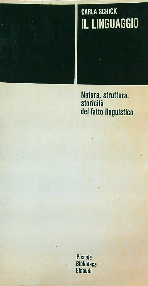 Il linguaggio