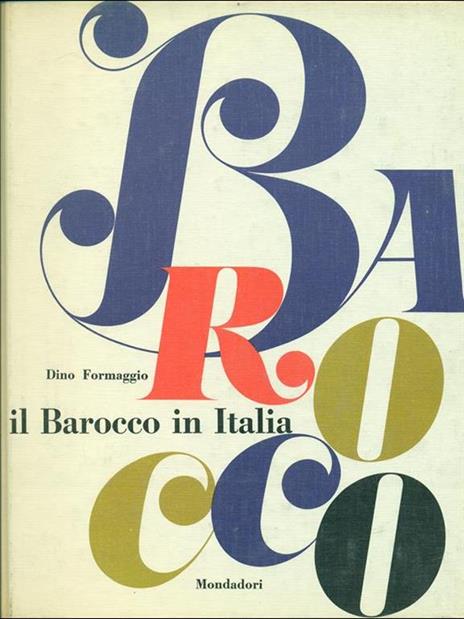 Il Barocco in Italia - Dino Formaggio - copertina