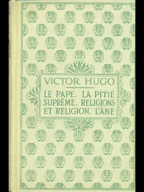 Le Pape. La pitié supreme. religions et religion. L'ane