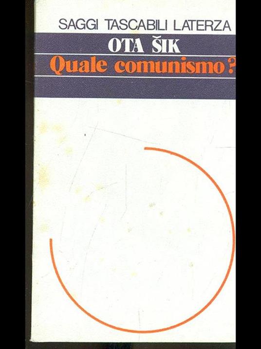 Quale comunismo? - Ota Sik - copertina