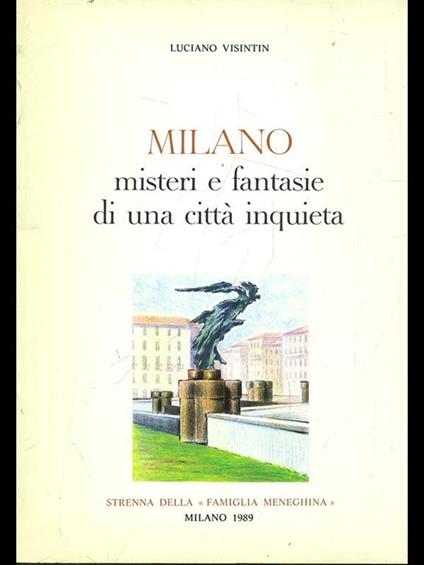 Strenna Famiglia meneghina 1989. Milano mistei e fantasie di una città inquieta - Luciano Visintin - copertina