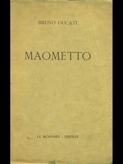 Maometto - Bruno Ducati - copertina