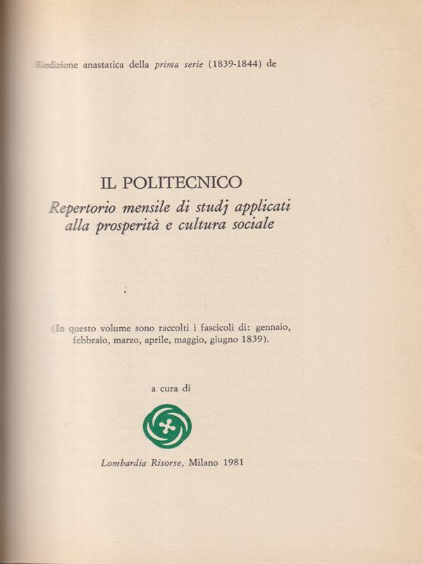 Il Politecnico di Milano 1863-1914