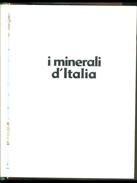 I minerali d'Italia - copertina