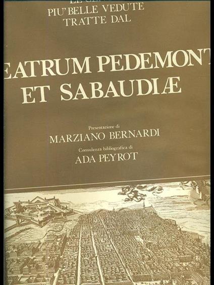 Theatrum Pedemontii er Sabaudiae - copertina